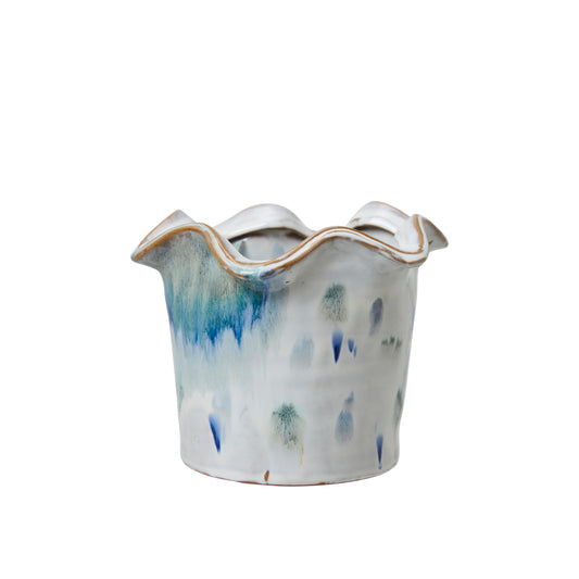 Camille Frill Planter Pot