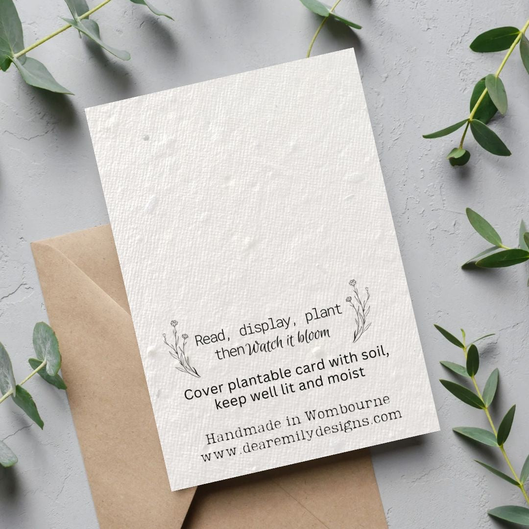 New Home Plantable Card