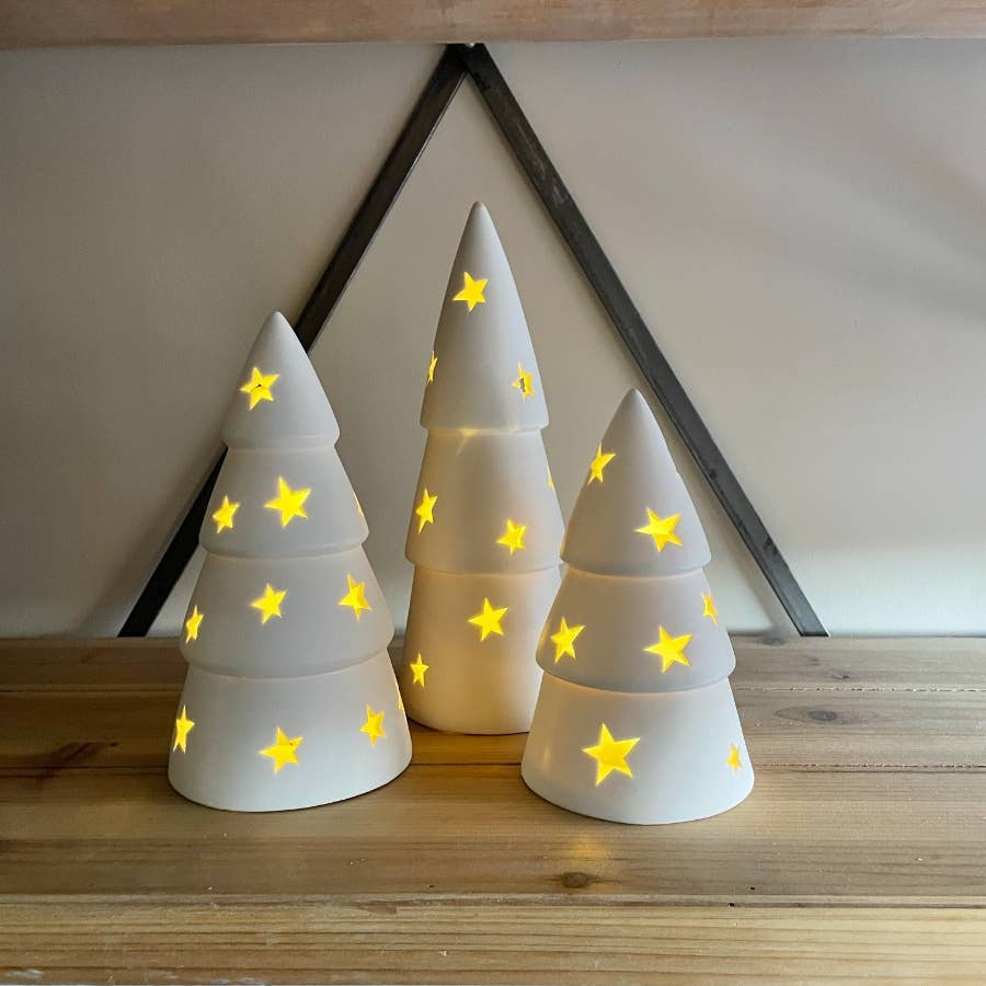 Star Ceramic Christmas Tree Medium