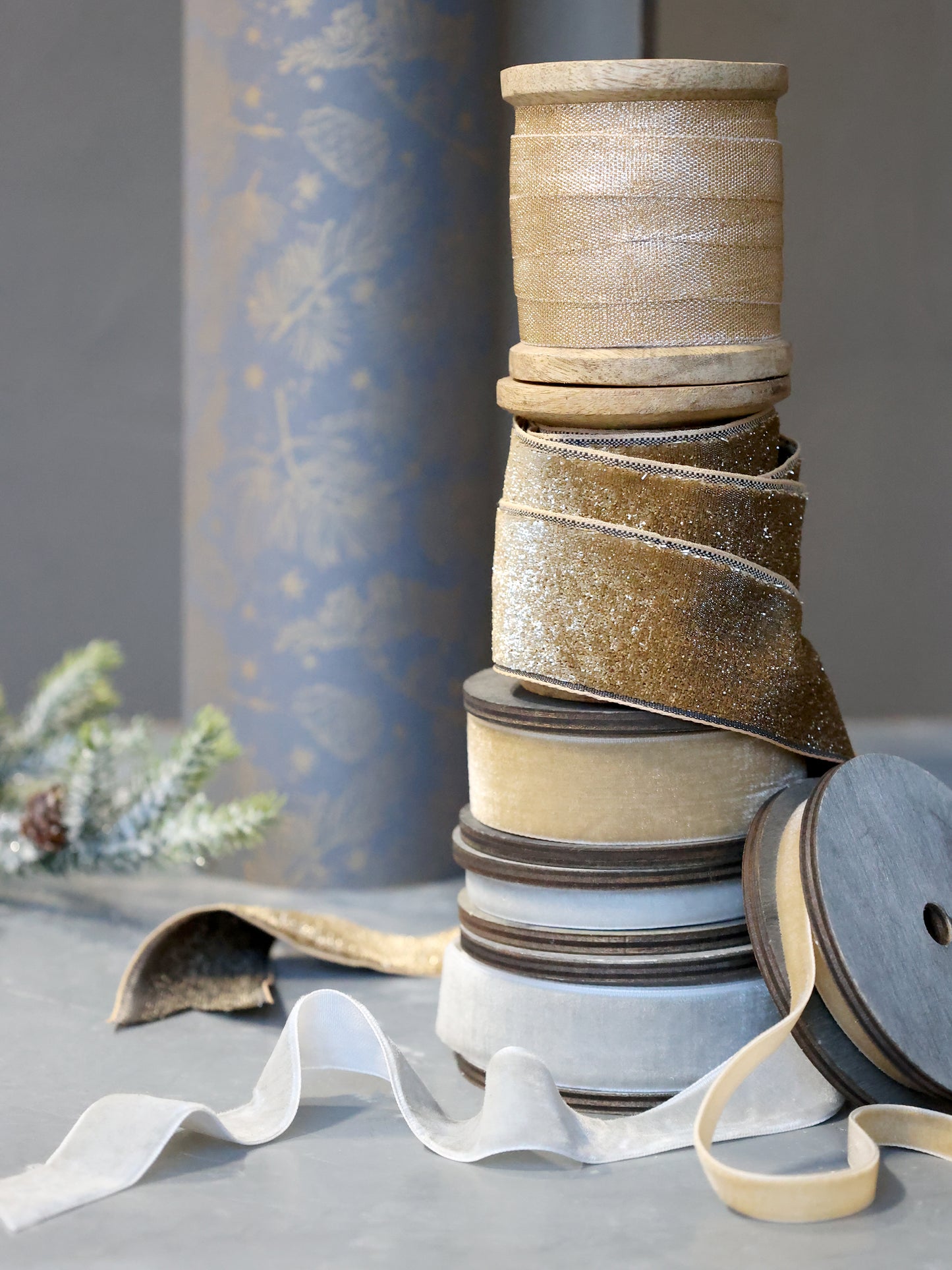 Velvet Ribbon Rolls