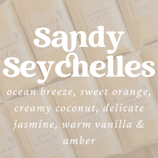 Sandy Seychelles Scented Snap Bar Wax Melt
