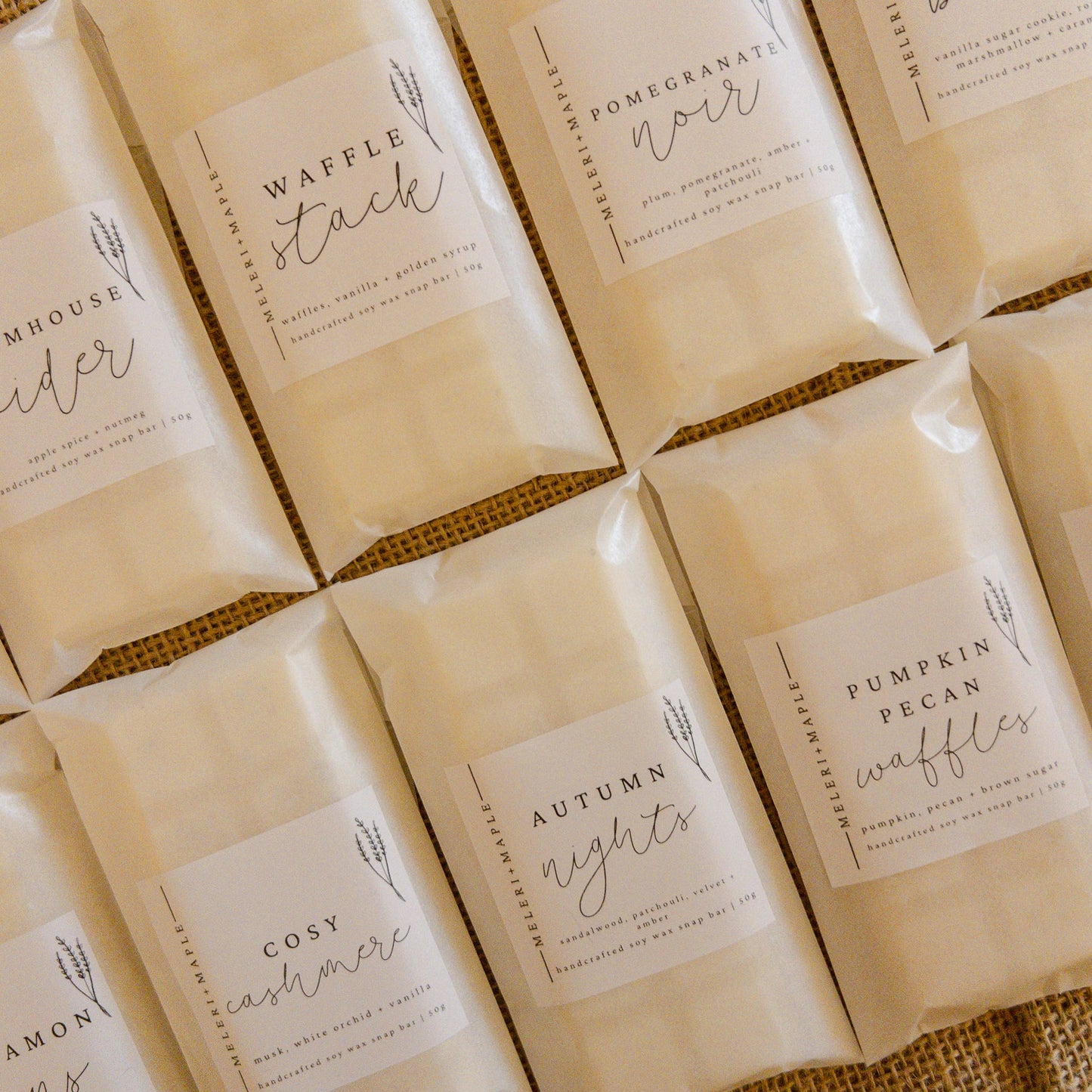 Sweater Weather Scented Snap Bar Wax Melt