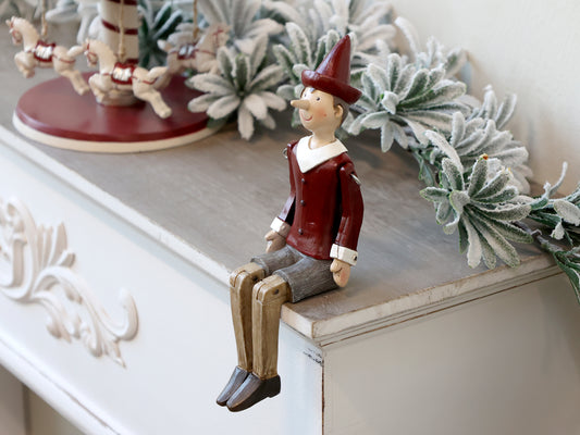 Sitting Wooden Pedro Boy