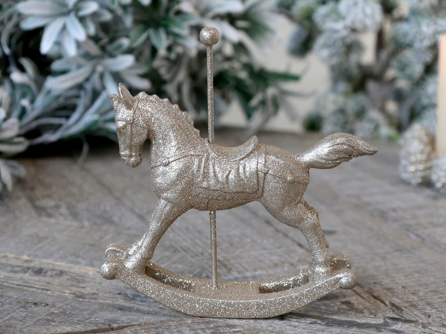 Glitter Rocking Horse