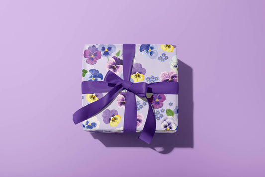 PANSY PARTY GIFT WRAP SHEET