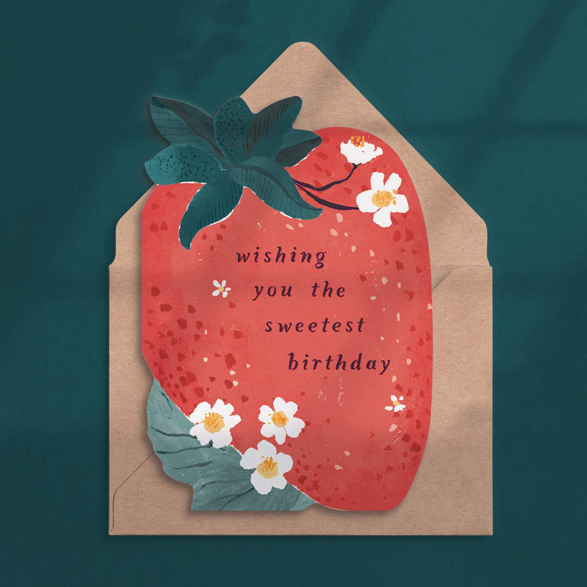 Sweet Strawberry Birthday Card | Kids Birthday Card