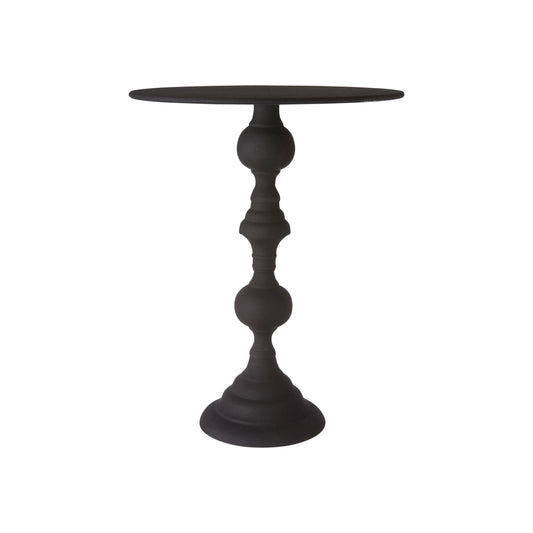 Black Alluminium Pedestal Table