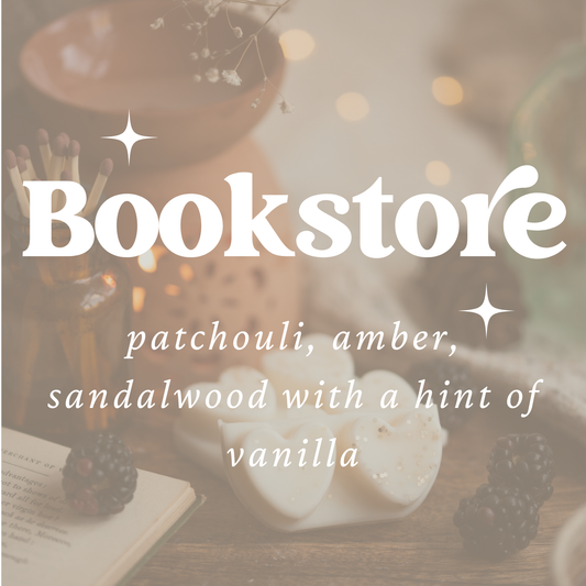 Bookstore Scented Heart Clamshell Soy Wax Melts