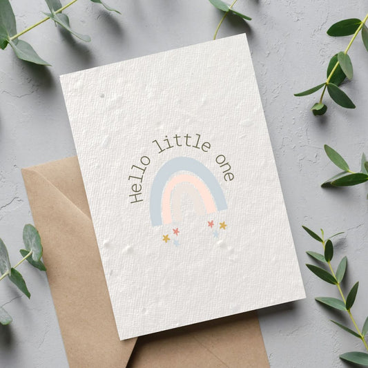 Hello Little One Plantable Card