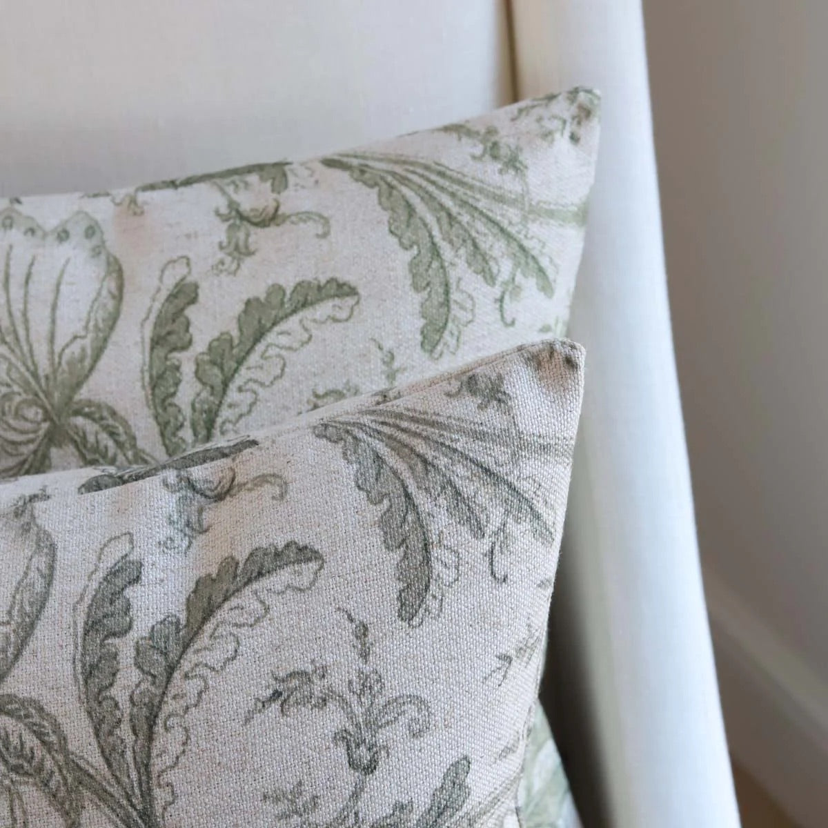 Olive Floral Cushion