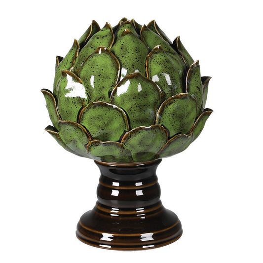 Green Ceramic Artichoke