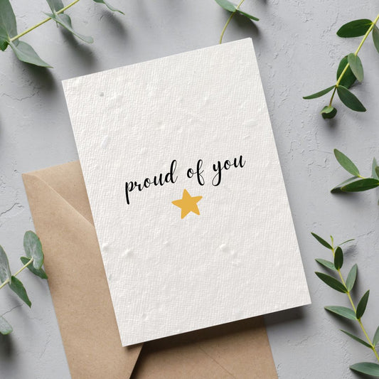 Proud Of You Plantable Card