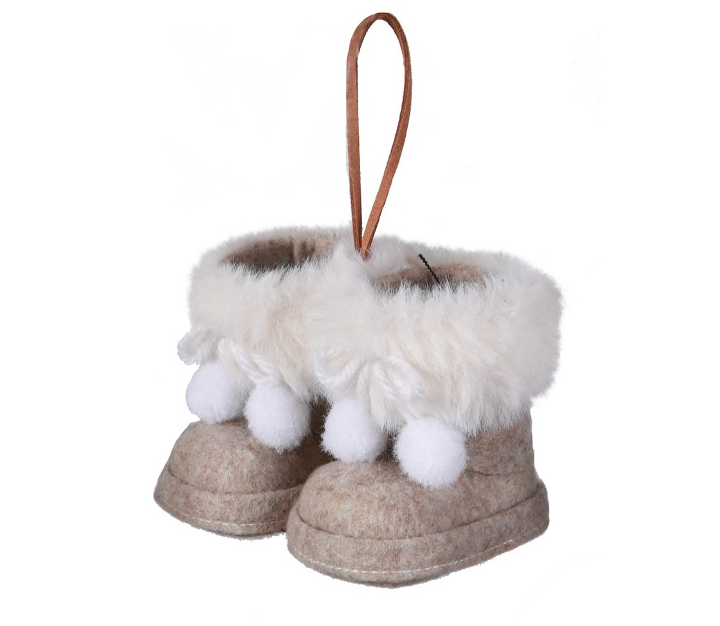 Latte Fluffy Booties