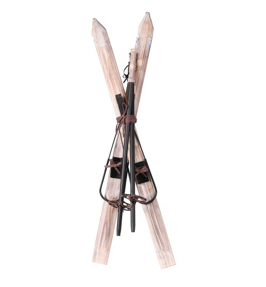 Large Wooden Skis