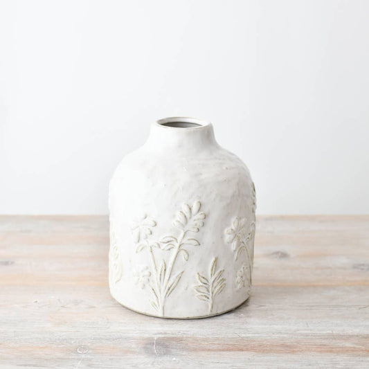 Pippa Floral Cream Vase