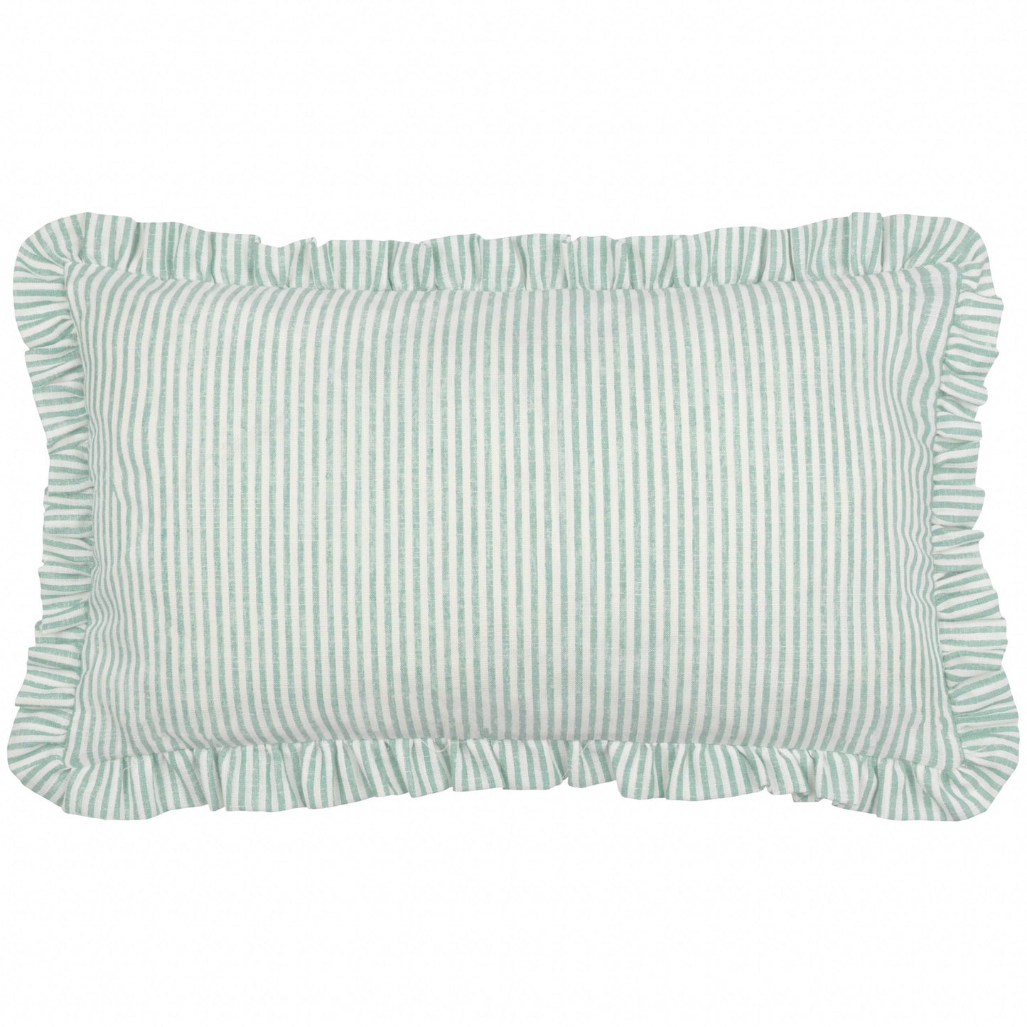 Les Fruites Embroidered Ruffle Cushion Orange