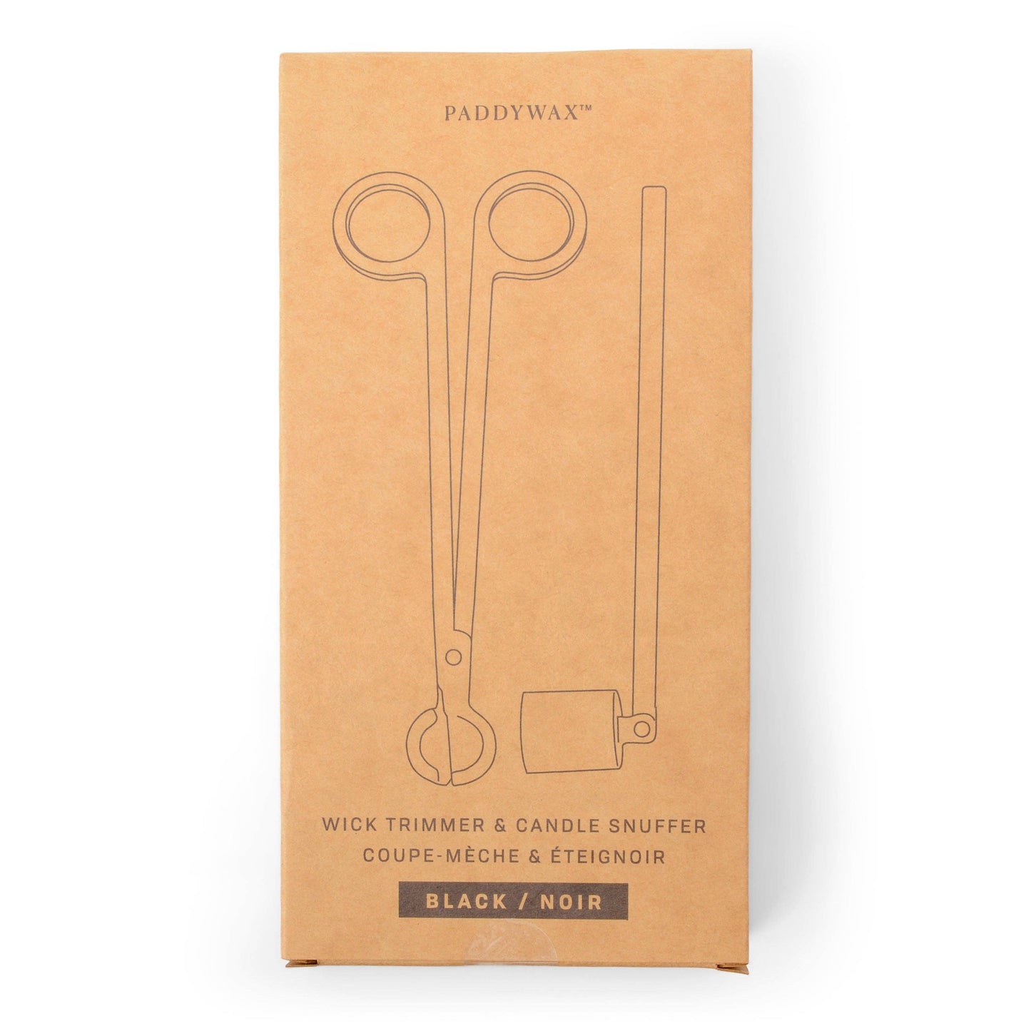 Matte Black Candle Snuffer & Snuffer Gift Set Kraft Box