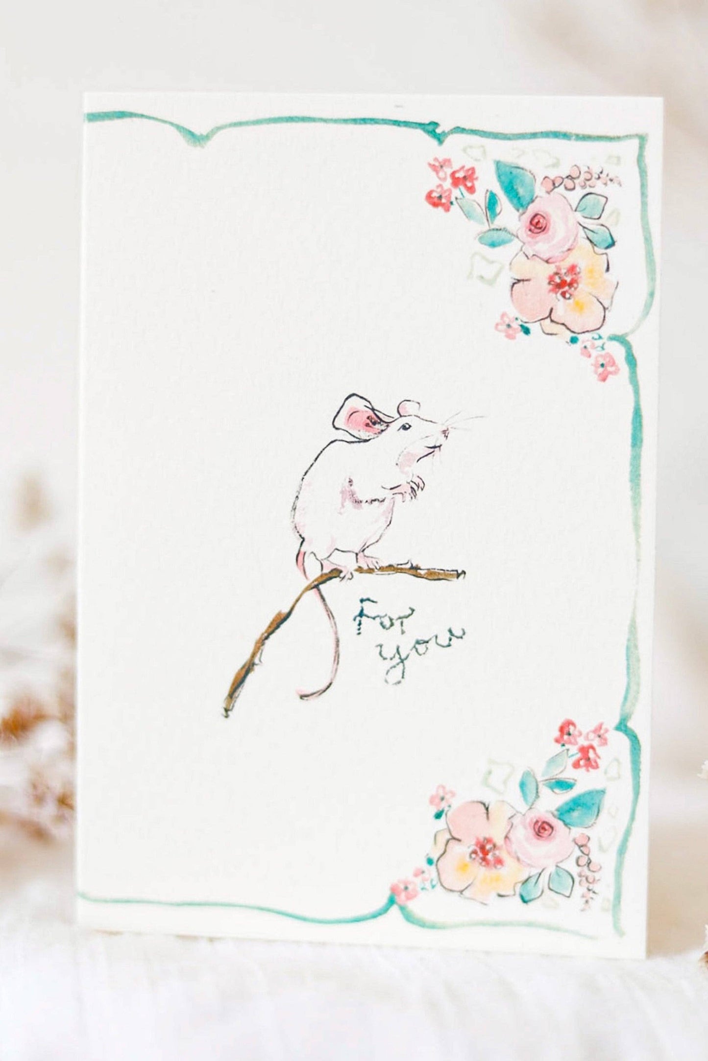 Little mouse for you card