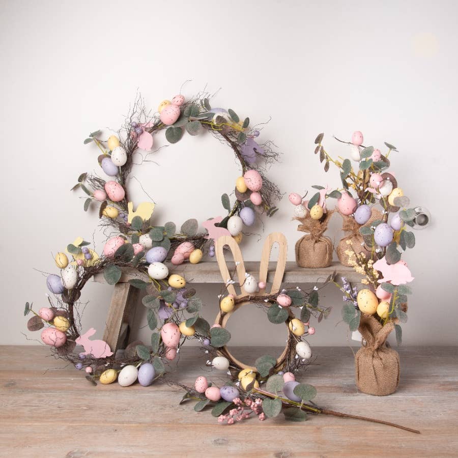 Artificial Easter Wreath Large