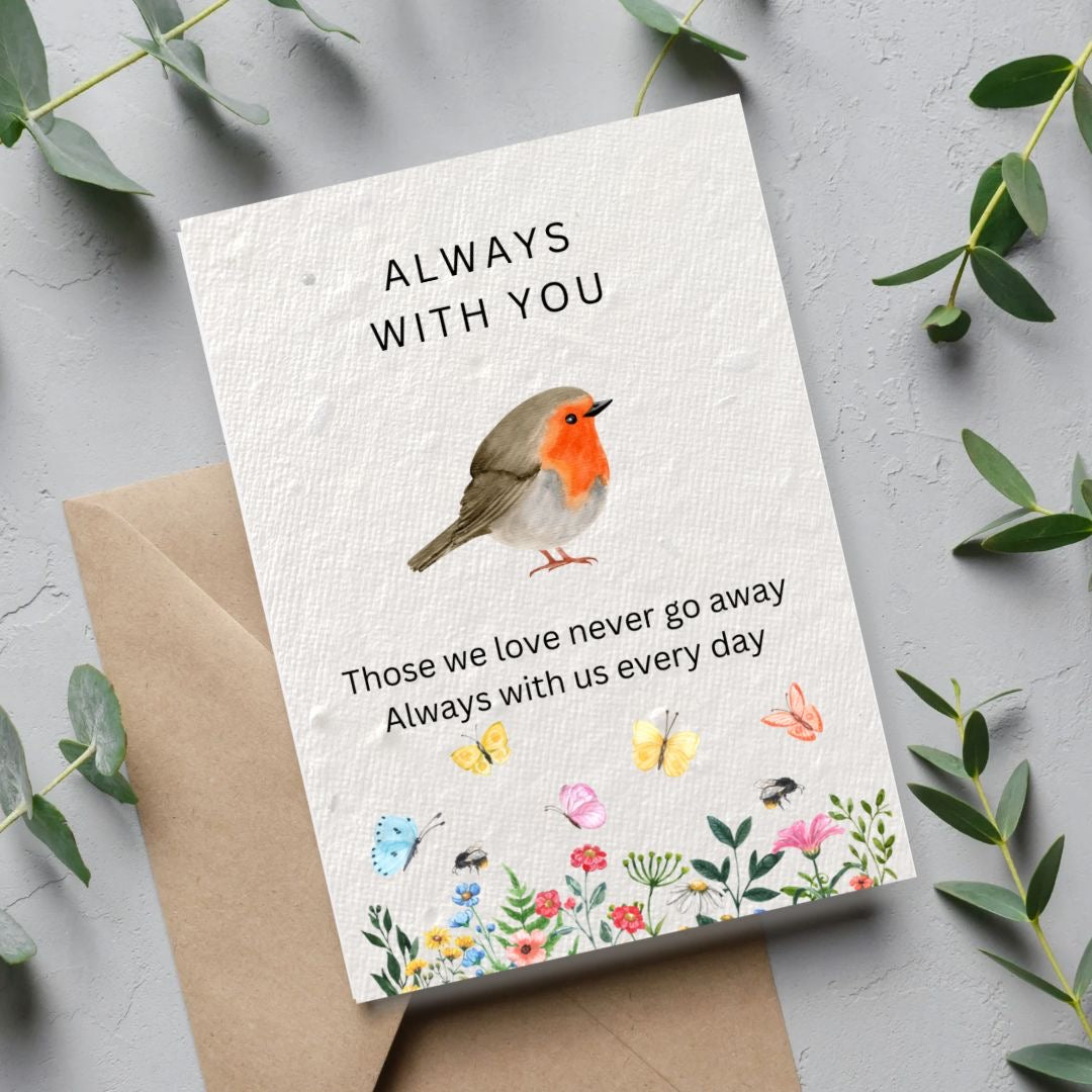 Always With You Sympathy Card