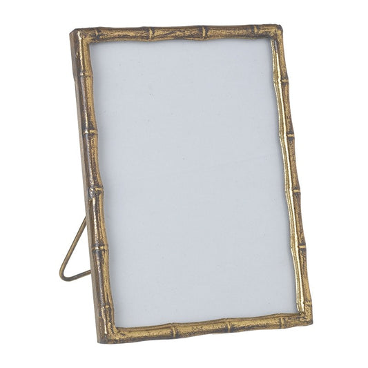 Thin Gold Bamboo Photo Frame