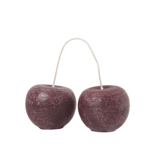 Maroon Cherry Candle