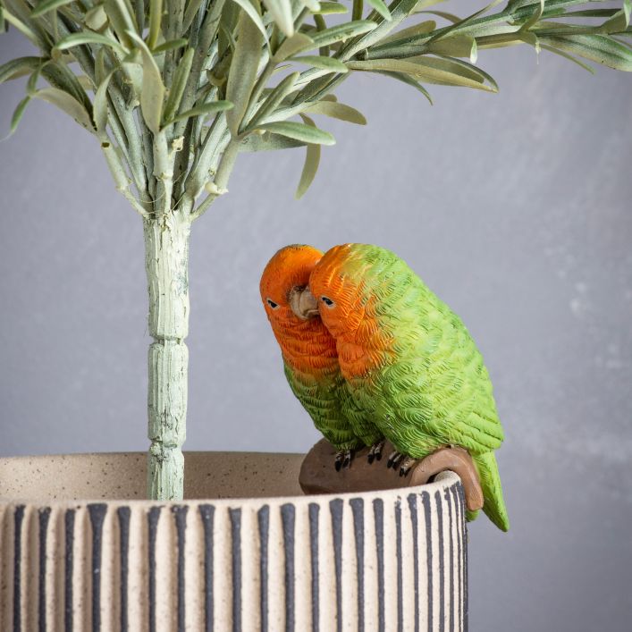Mr & Mrs Lovebirds Pot Hanger