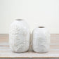 Flower Design White Vase