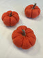 Set Of 3 Orange Pumpkins