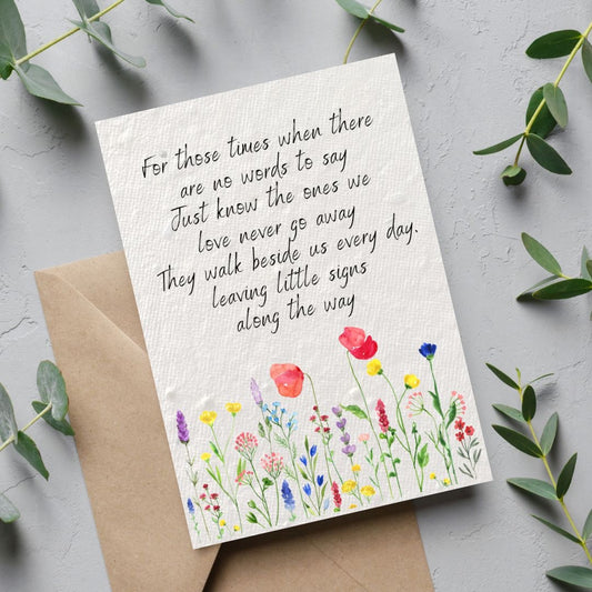 Floral Sympathy Card