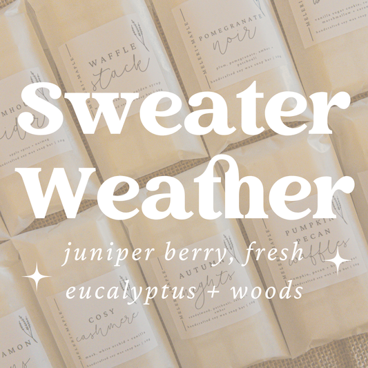 Sweater Weather Scented Snap Bar Wax Melt