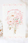 Anniversary Blooms - Hand-Painted Anniversary Card
