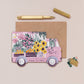 Flower Truck Birthday Card | Female Birthday Card | Floral