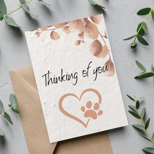 Thinking Of You Pet Sympathy Card