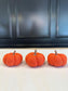Set Of 3 Orange Pumpkins