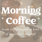 Morning Coffee Scented Heart Clamshell Soy Wax Melts