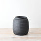 Black Etched Vase