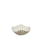 Ruffle White Lined Bowl