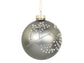 Grey Silver Glitter Branch Bauble