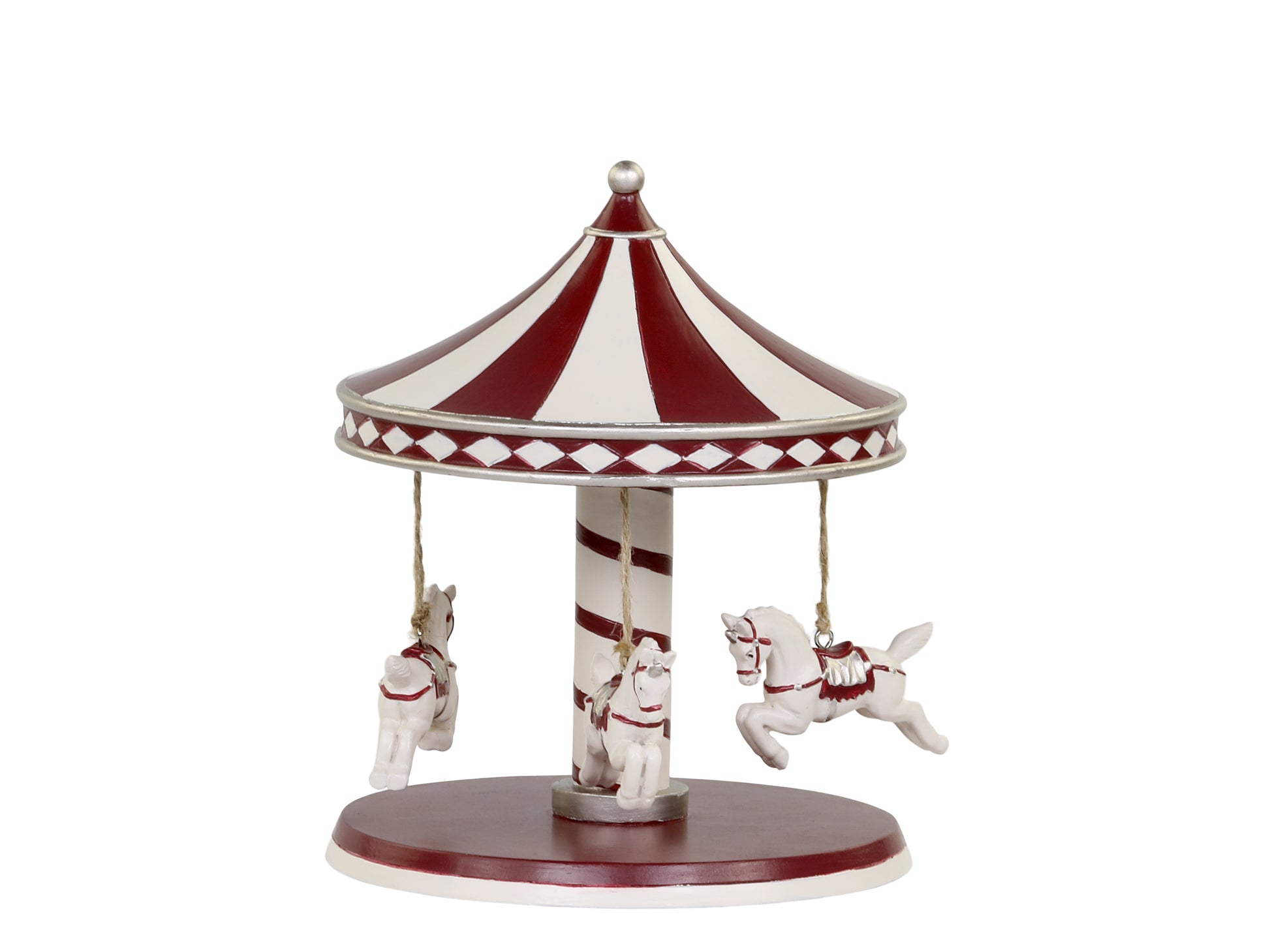 Vintage Carousel With Horses