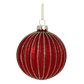 Red & Gold Glitter Bauble