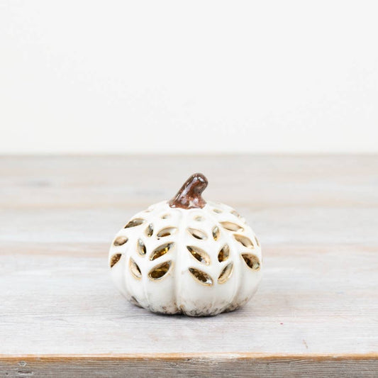 LED Patterned Pumpkin