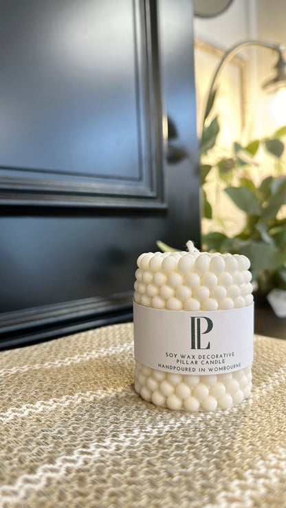 Bobble Pillar Candle