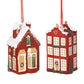 Hanging Red Festive House Christmas Decoration