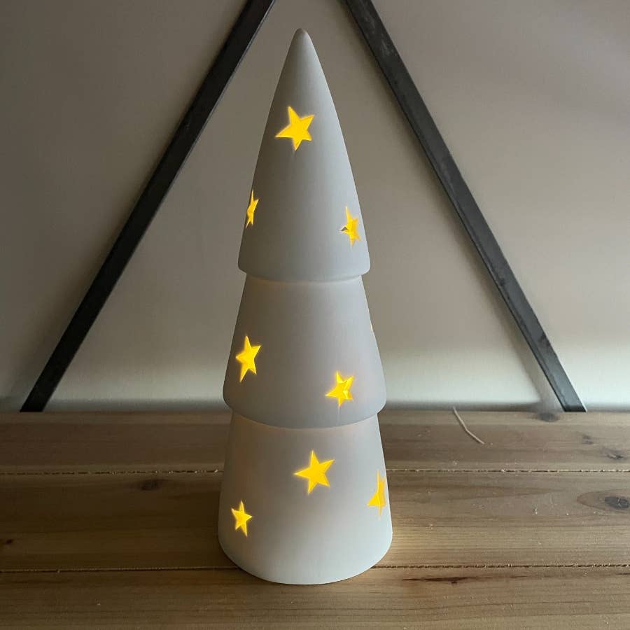 Star Ceramic Christmas Tree Large