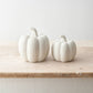 Ribbed Ceramic Pumpkin