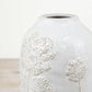 Flower Design White Vase