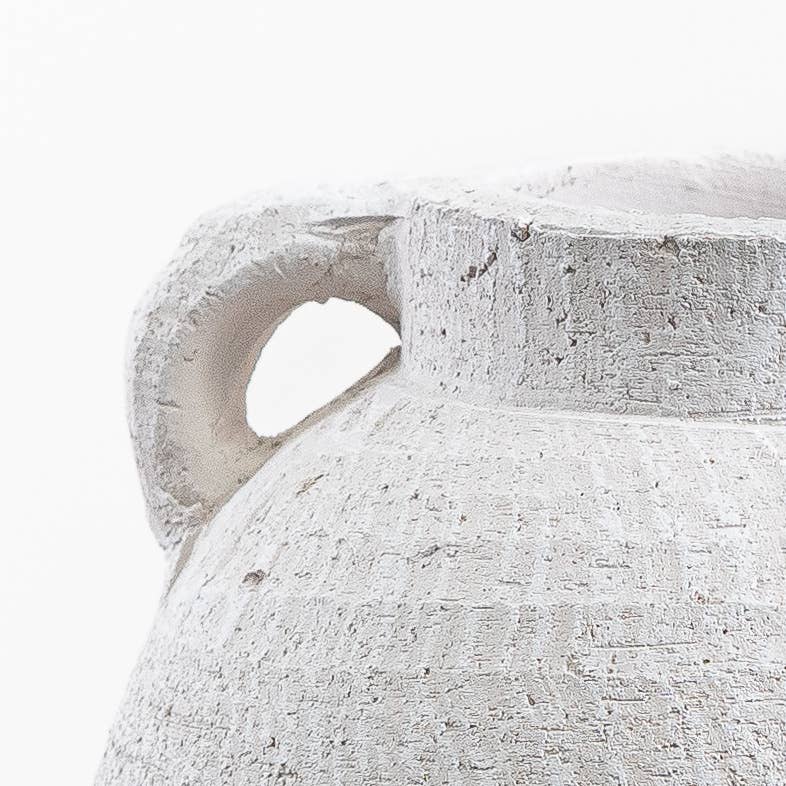 White Textured Vase 24.5cm