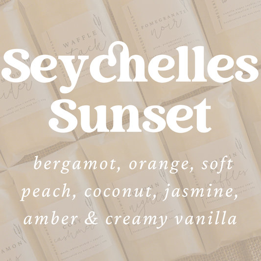 Seychelles Sunset Scented Snap Bar Wax Melt