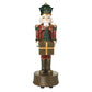Dark Red Soldier Spinning Tree Nutcracker